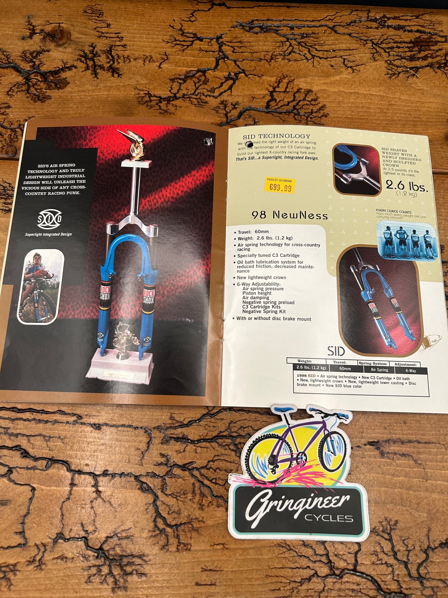 1998 Rock Shox Catalog