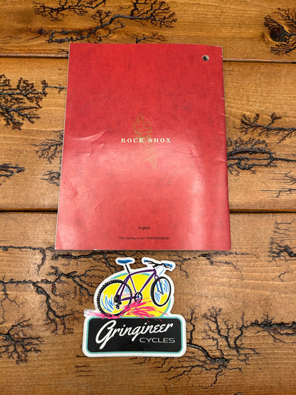 1998 Rock Shox Catalog
