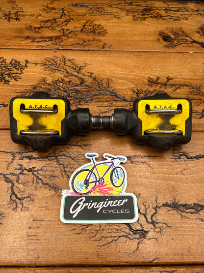 Time ATAC MTB Yellow Clipless Pedals