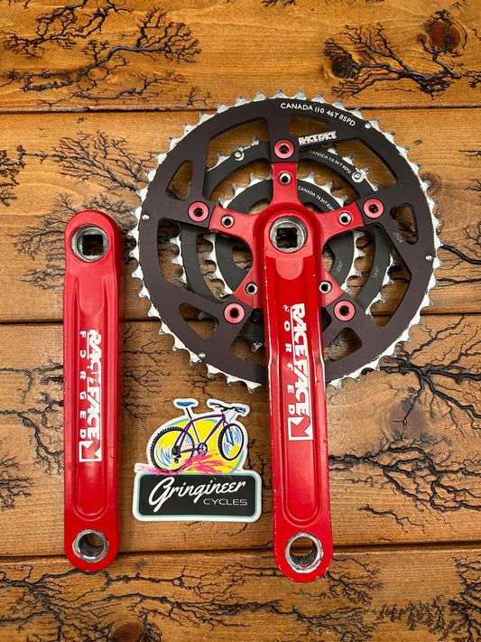 Raceface Turbine LP 46/34/24 Red 170mm Crankset