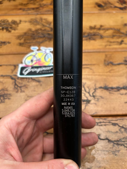 Thomson Elite SP-E128 30.9 x 367mm Black Seatpost