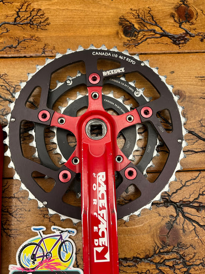 Raceface Turbine LP 46/34/24 Red 170mm Crankset