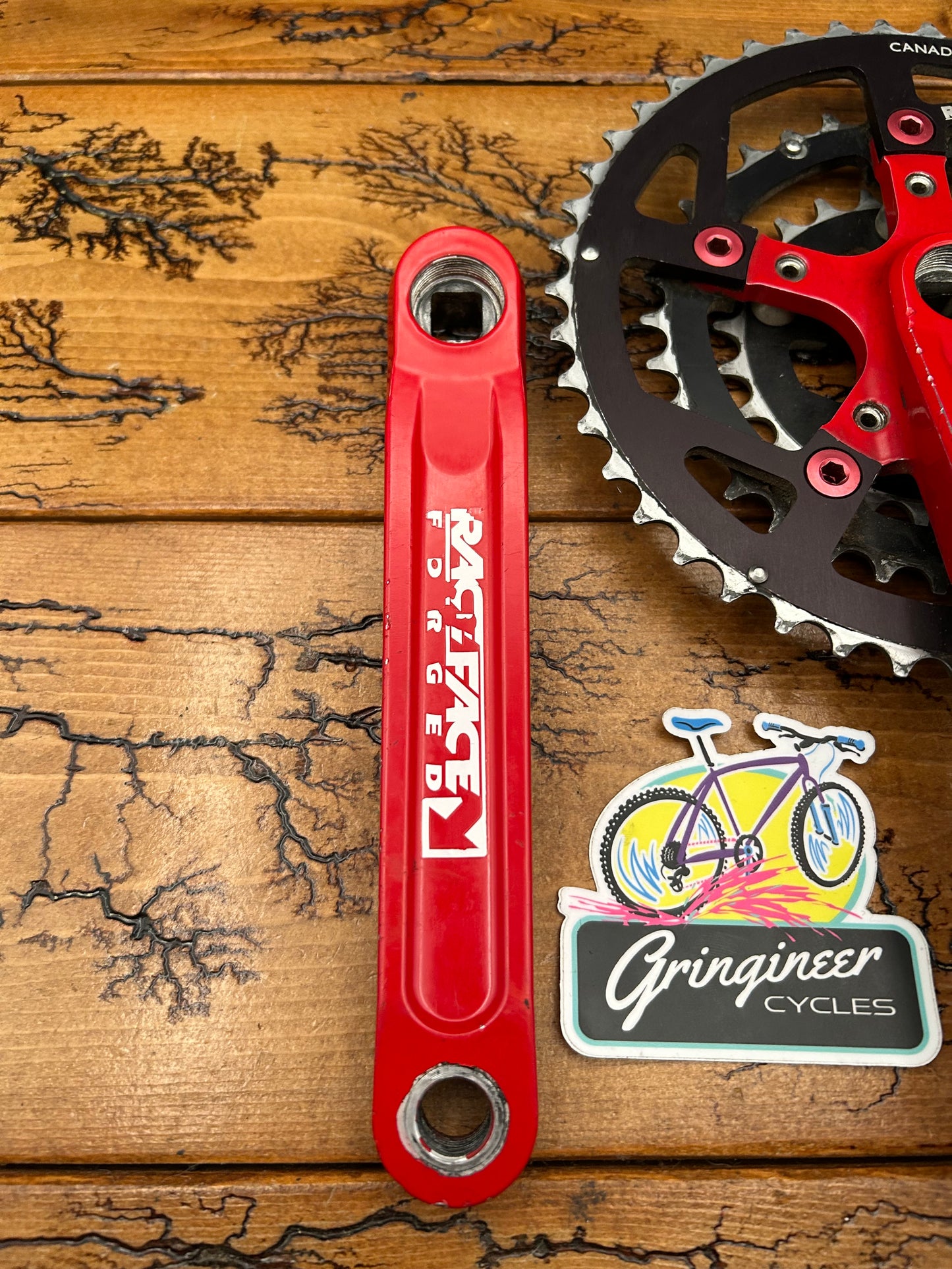 Raceface Turbine LP 46/34/24 Red 170mm Crankset