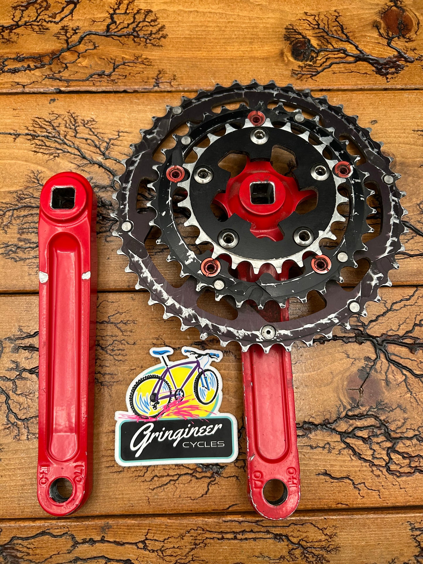 Raceface Turbine LP 46/34/24 Red 170mm Crankset