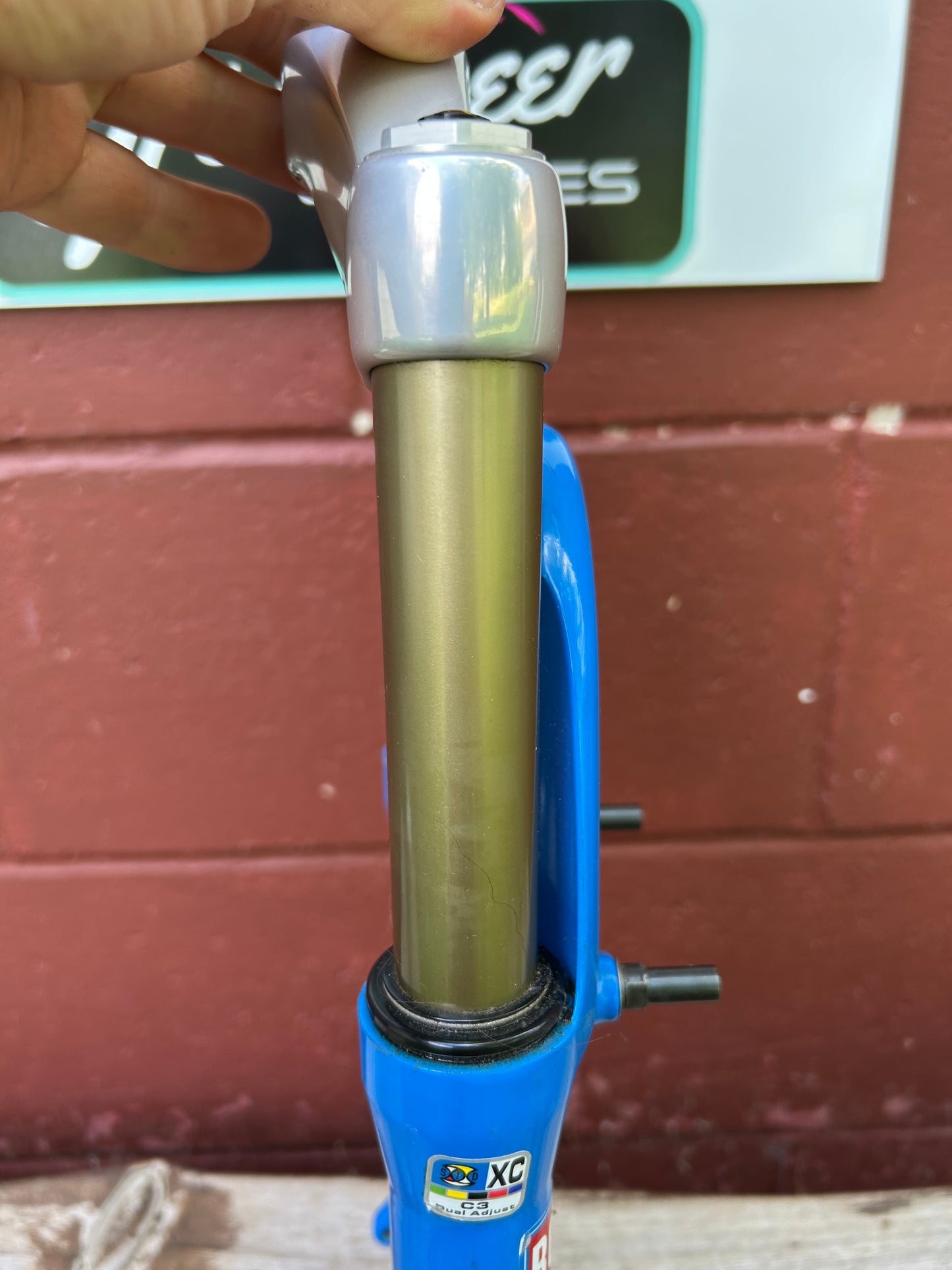 Rock Shox SID Dual Air Long Travel Blue 26" 1 1/8" Threadless Suspension Fork