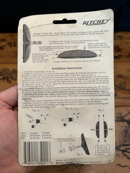 Ritchey Logic World Champion Cantilever Threaded Brake Pads NOS