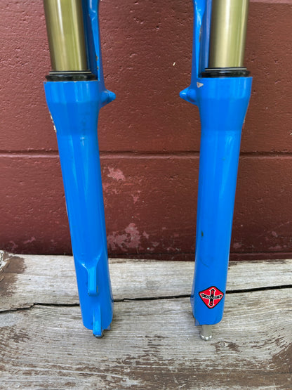 Rock Shox SID Dual Air Long Travel Blue 26" 1 1/8" Threadless Suspension Fork