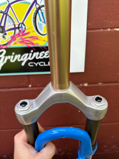 Rock Shox SID Dual Air Long Travel Blue 26" 1 1/8" Threadless Suspension Fork