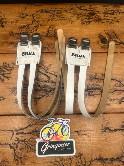 Silva White Dual Toe Straps