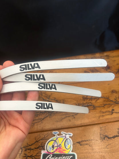 Silva White Dual Toe Straps