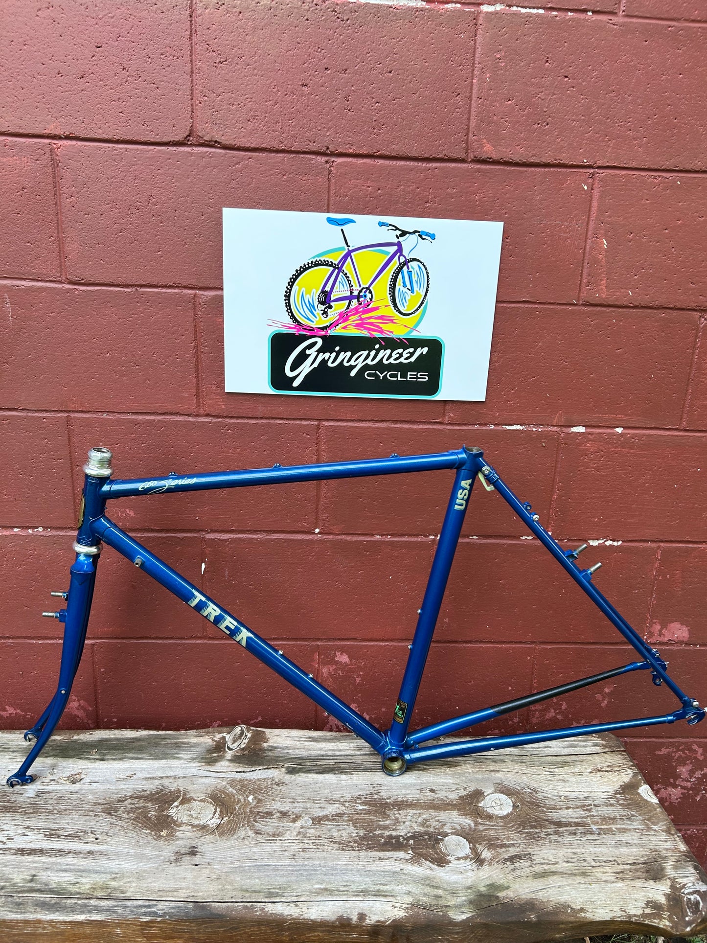 1985 52cm Trek 620 Touring Frameset