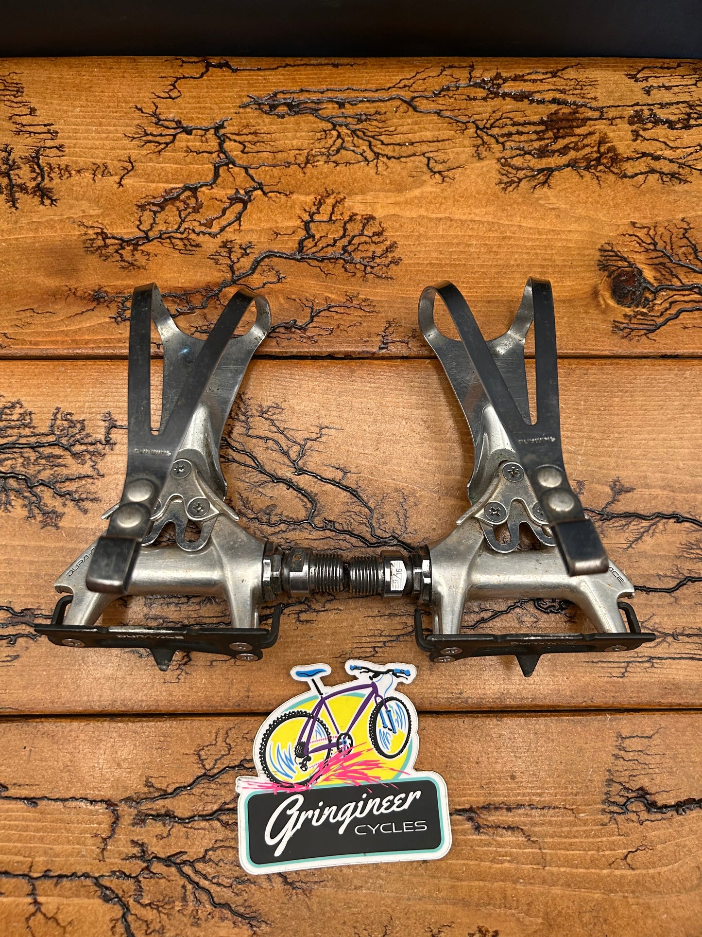 Shimano Dura Ace PD-7400 Pedals With Metal Toe Cages
