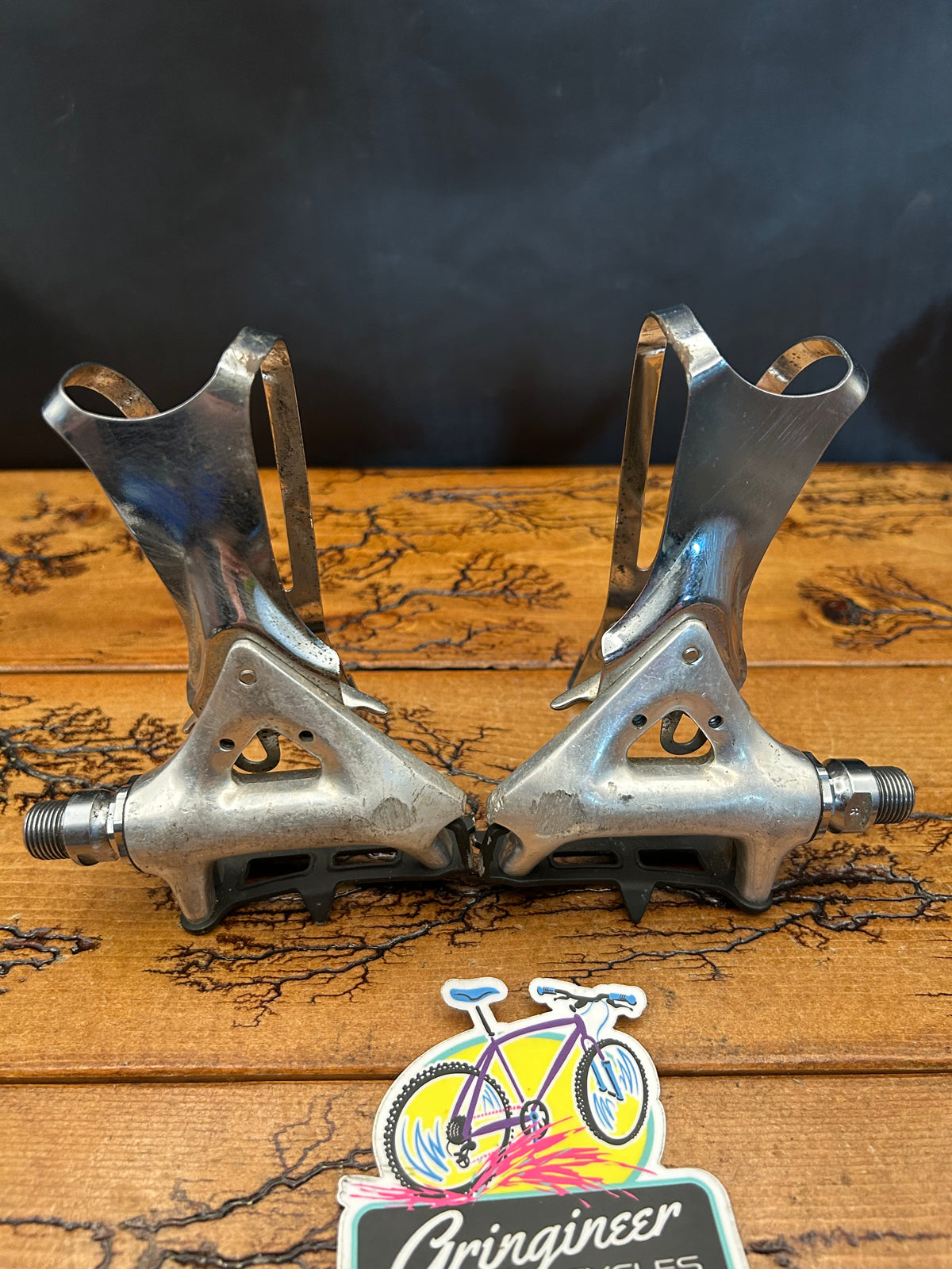 Shimano Dura Ace PD-7400 Pedals With Metal Toe Cages