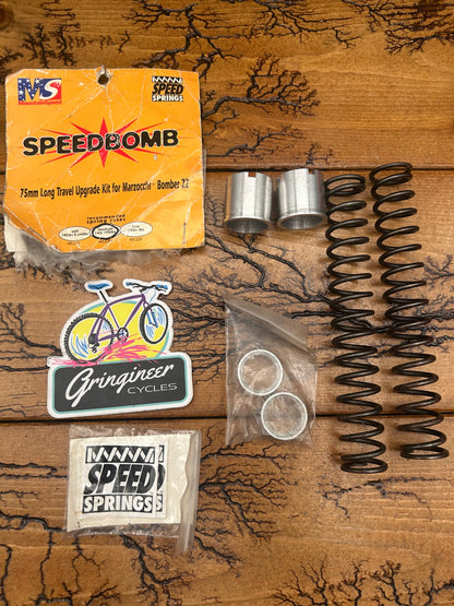Mountain Speed Speed Bomb 75mm Long Travel Upgrade Kit For Marzocchi Bomber Z2 NOS