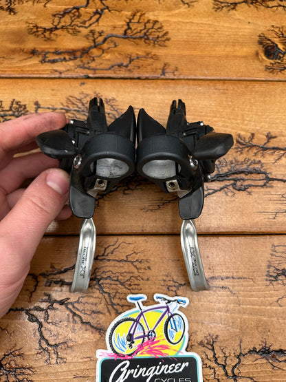 Shimano Deore XT ST-M739 3x8 Speed Shifters and Brake Levers