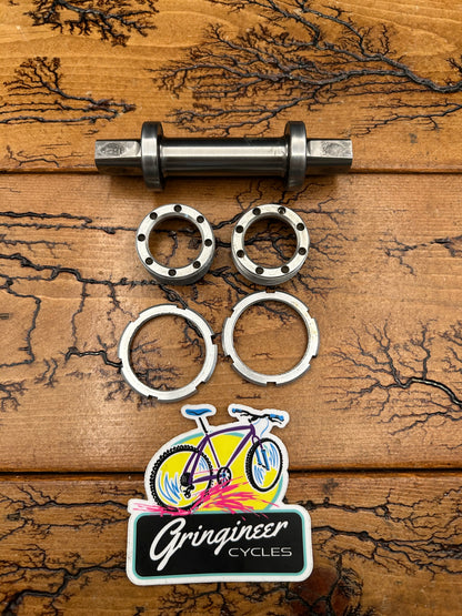 Titanium 112.5mm x 68mm Square Taper Bottom Bracket