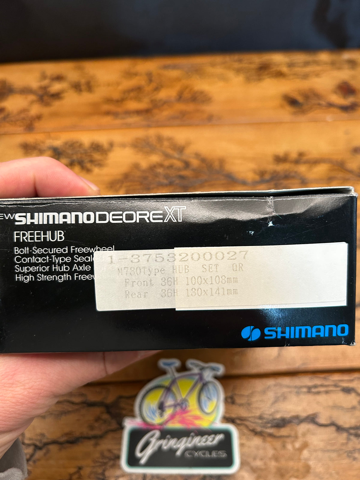 Shimano Deore XT M730 36 Hole 100/130 Hub Set NOS