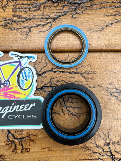 Peacock Groove 1 1/8 Black Threadless Headset With 3 Stack Heights NOS