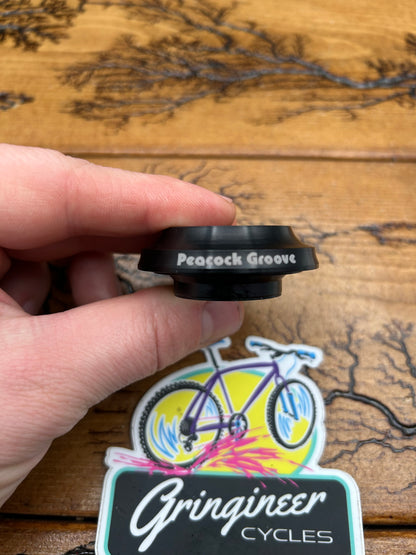 Peacock Groove 1 1/8 Black Threadless Headset With 3 Stack Heights NOS