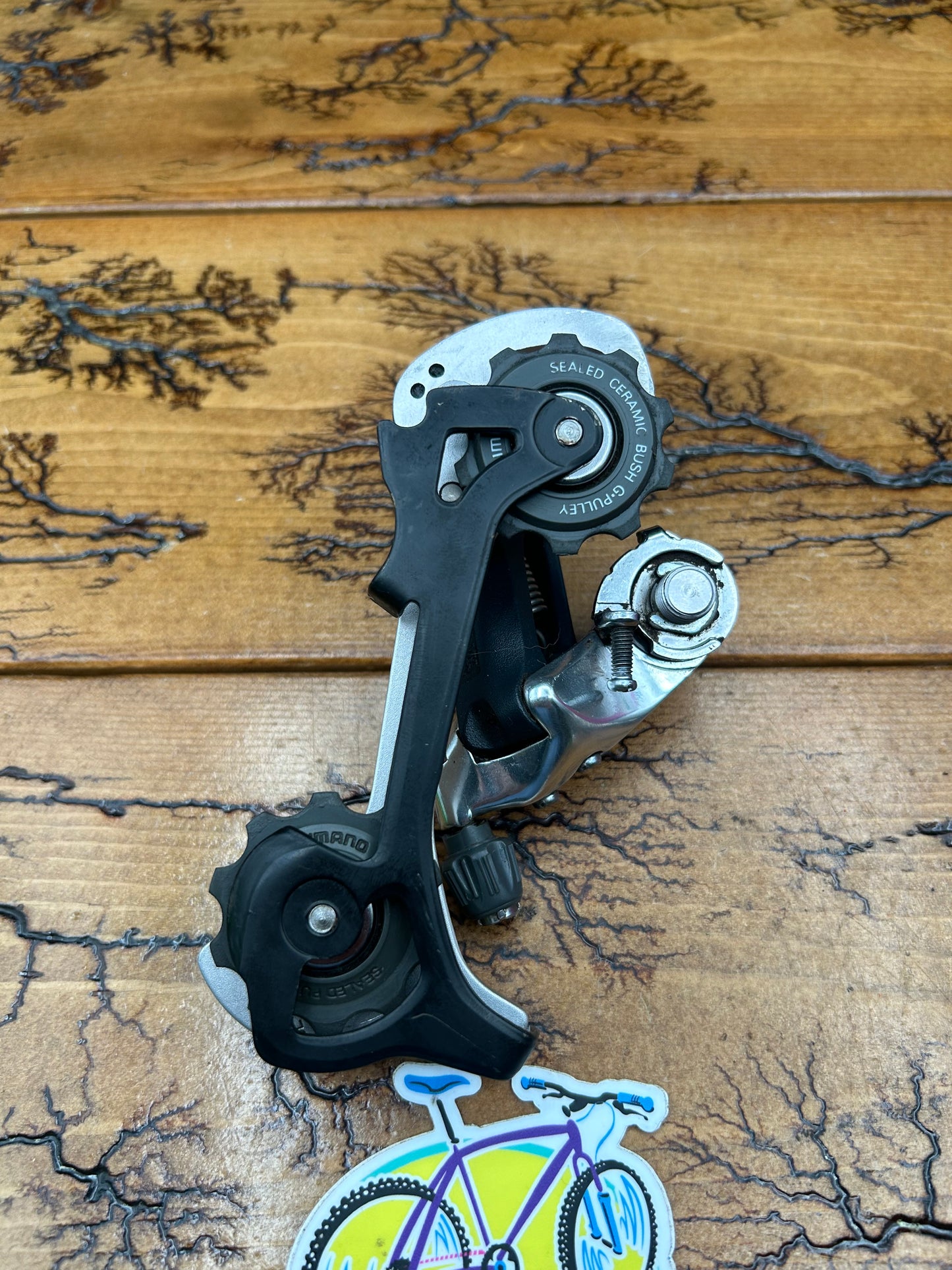 Shimano Deore XT RD-M737 Long Cage Rear Derailleur VG