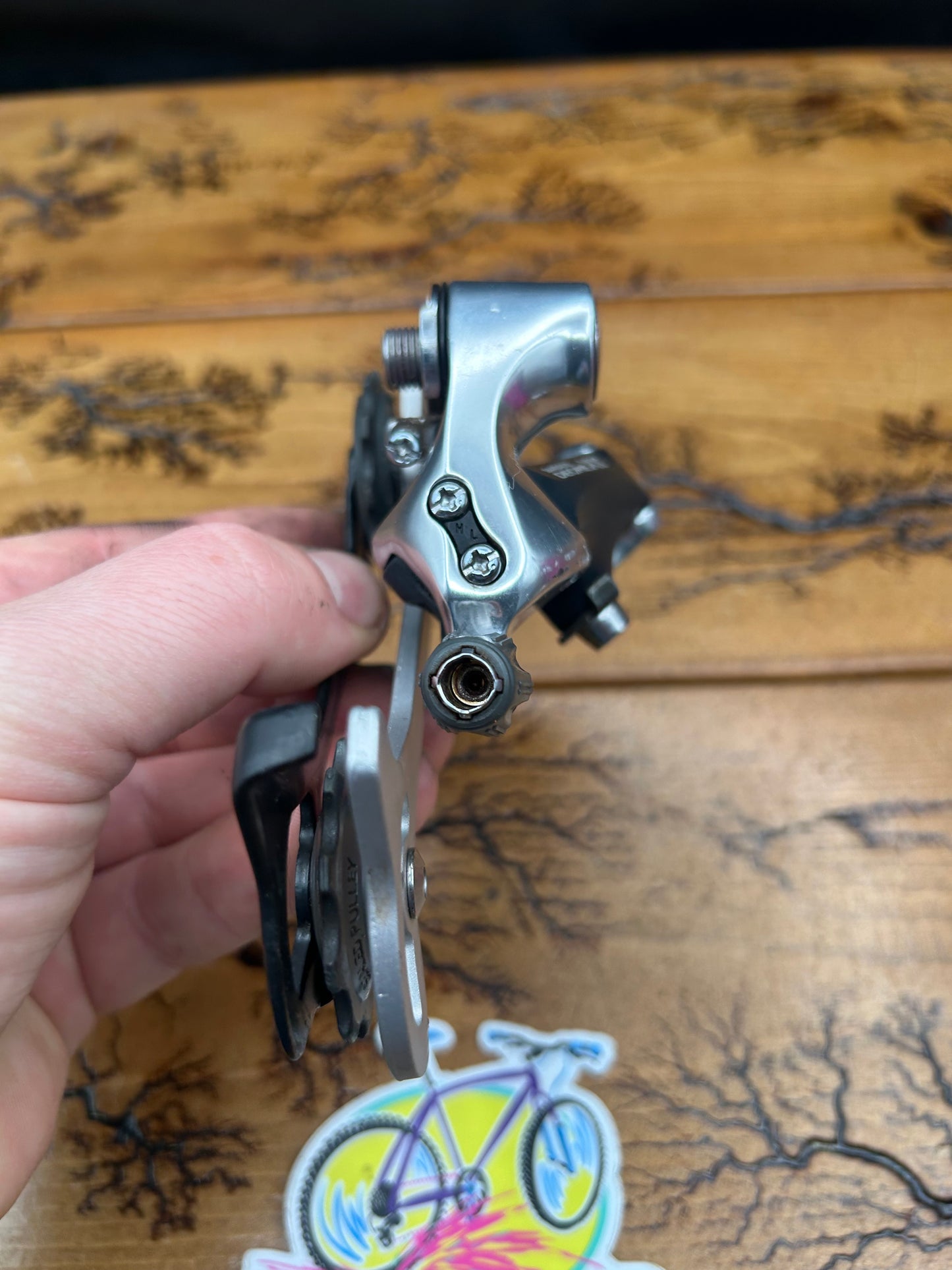 Shimano Deore XT RD-M737 Long Cage Rear Derailleur VG