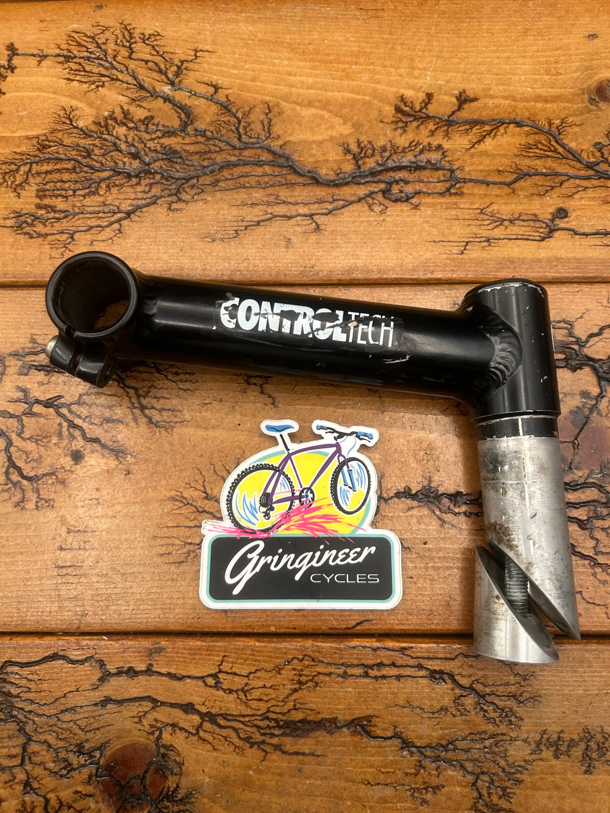 Control Tech 150mm 8 Degree 1 1/4 Inch 25.4mm Quill Stem
