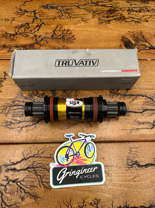 Truvativ Gigapipe Team SL 70x118mm Italian Threaded Bottom Bracket NOS