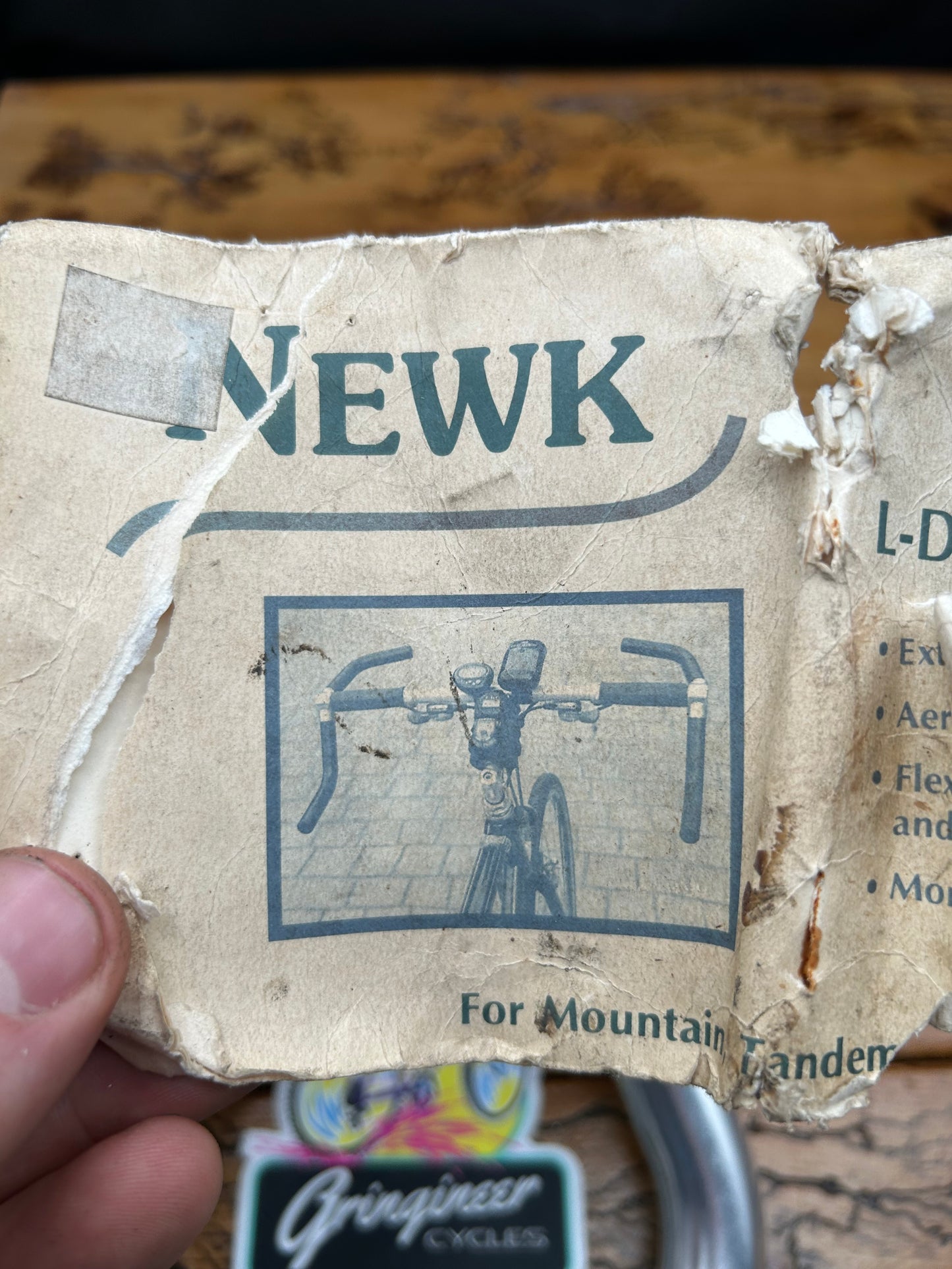 Newk L Drop Bar Ends NOS