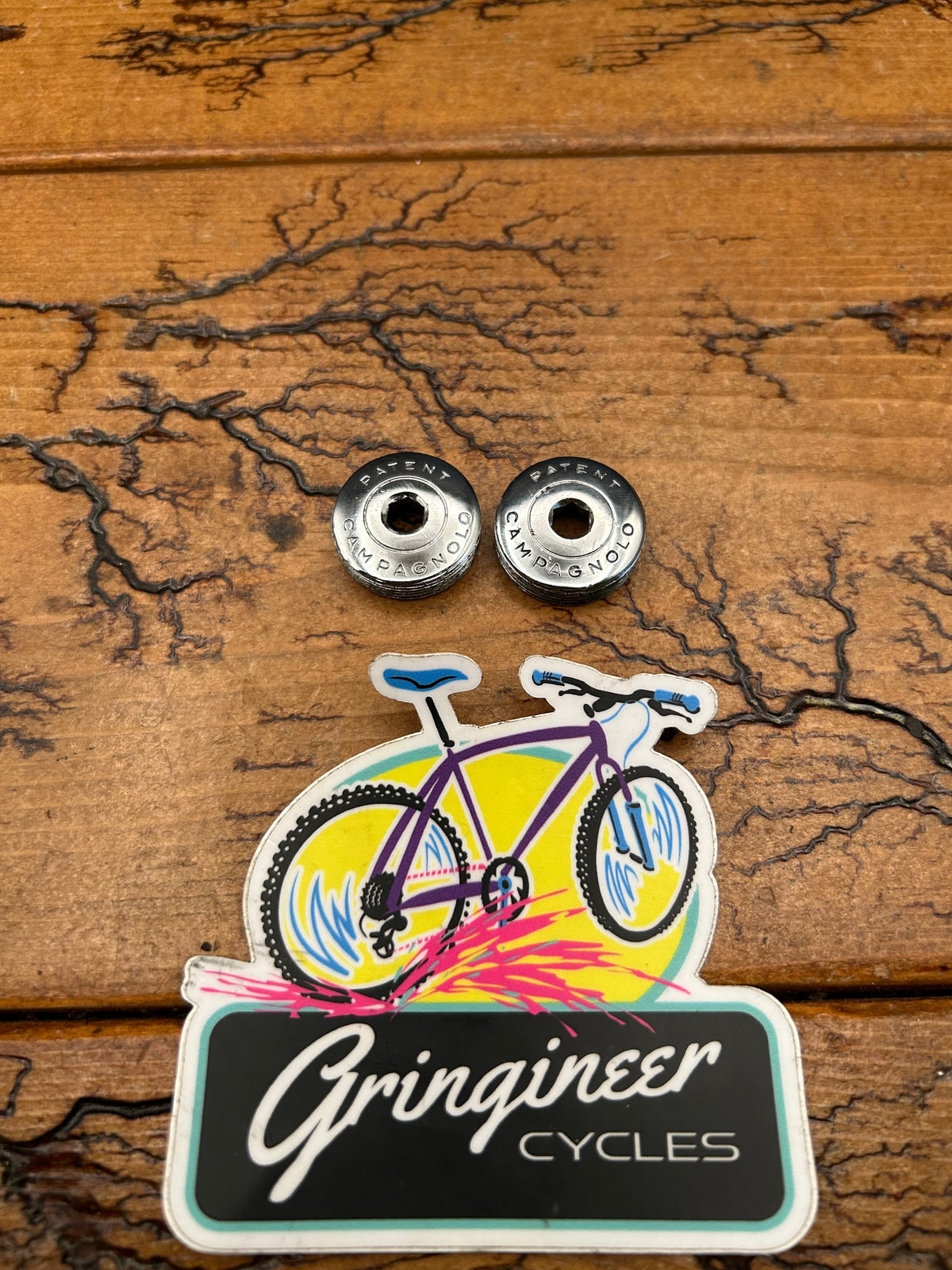 Campagnolo Threaded Crank Arm Bolt Covers / Dust Caps