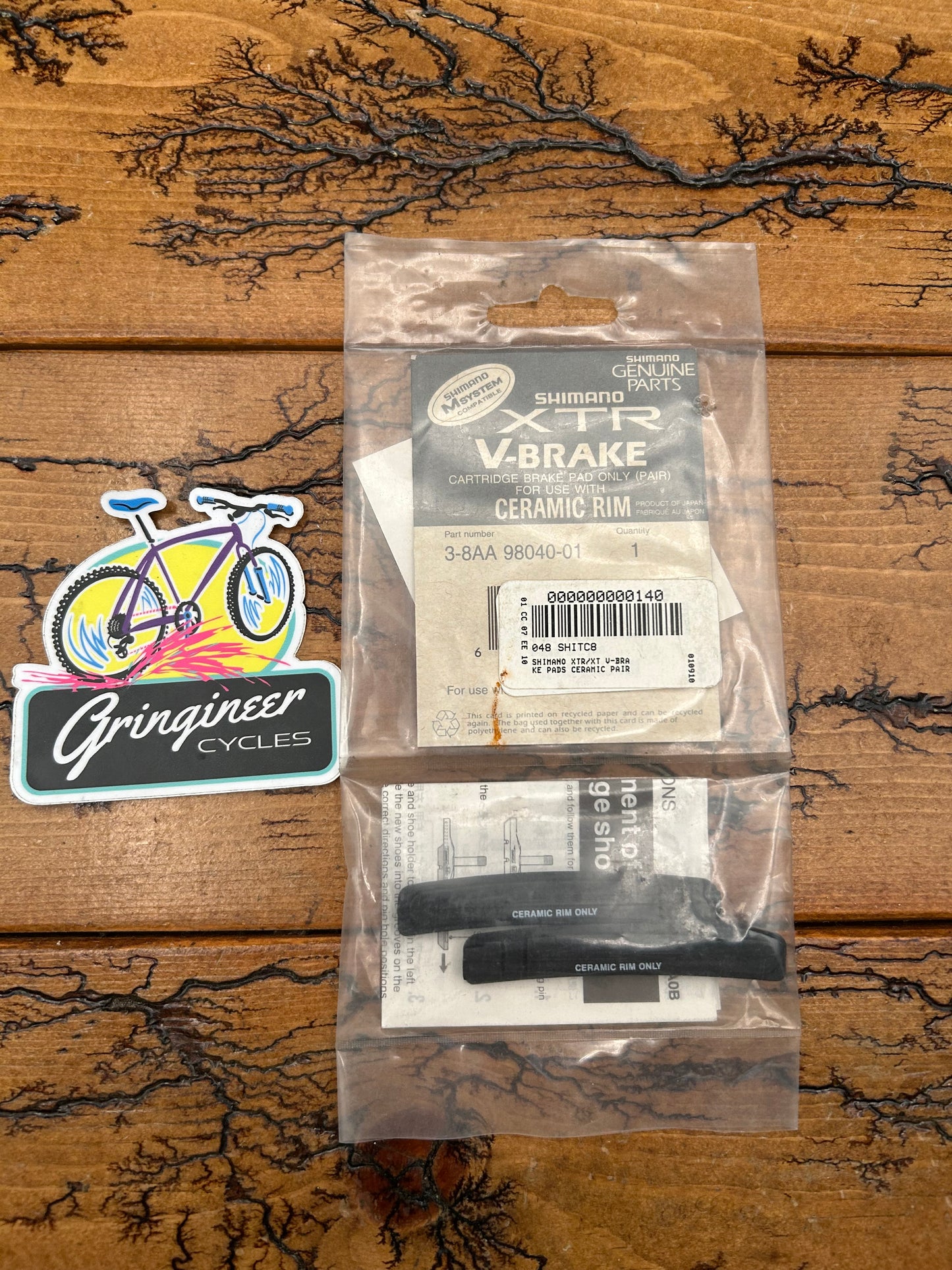 Shimano XTR V Brake Ceramic Rim Brake Pads NOS