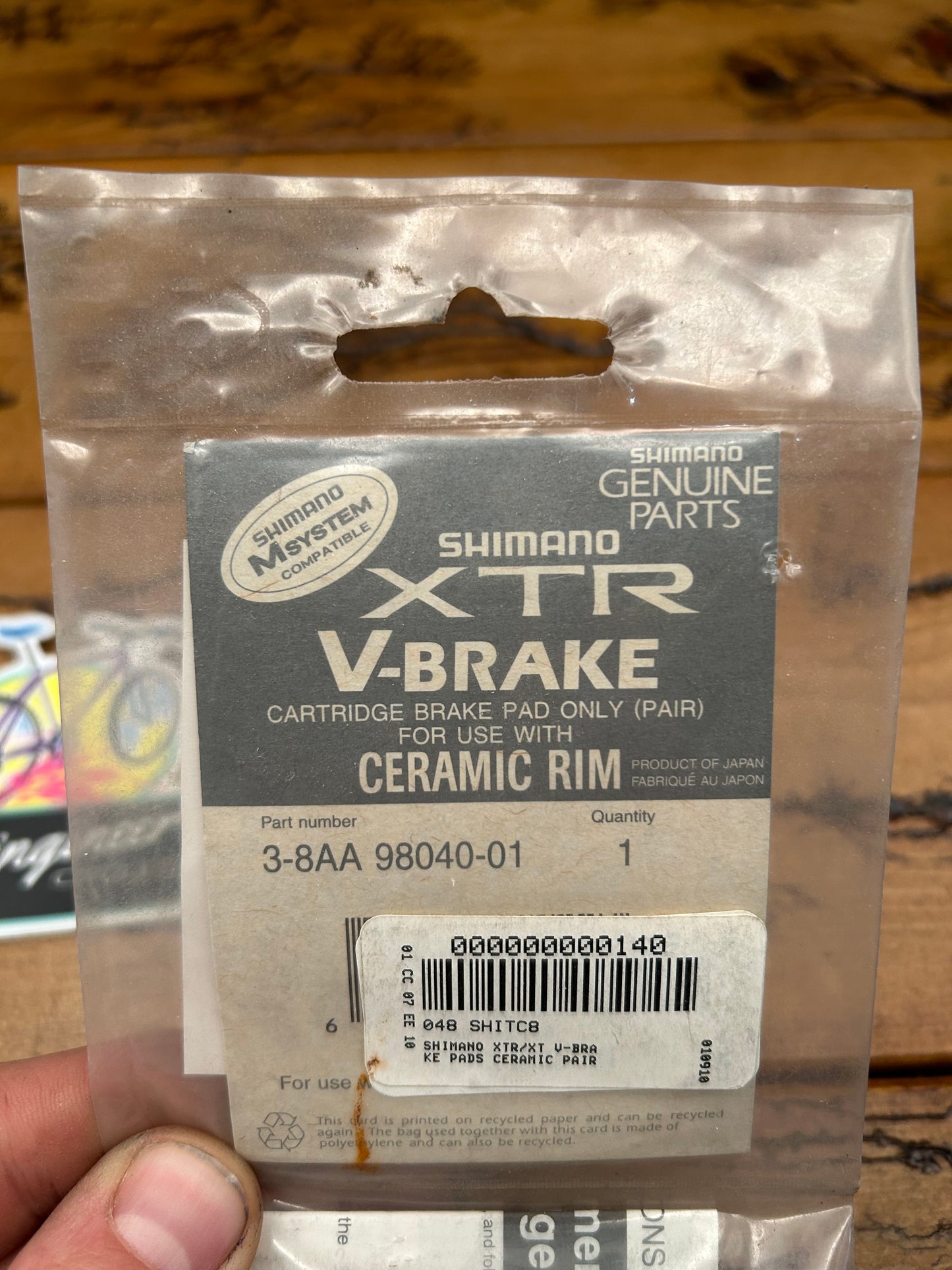 Shimano XTR V Brake Ceramic Rim Brake Pads NOS