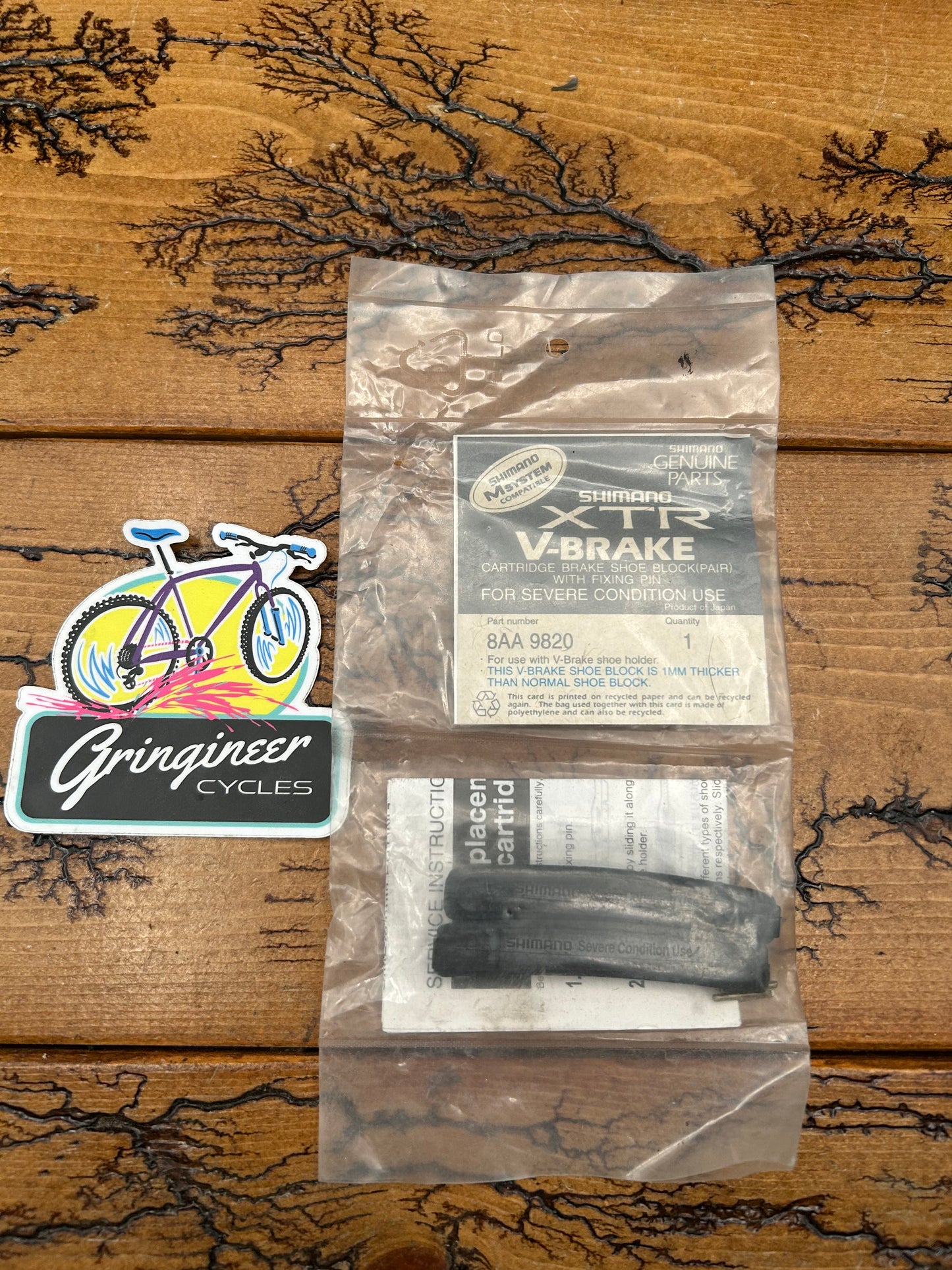 Shimano XTR V Brake Severe Condition Brake Pads NOS