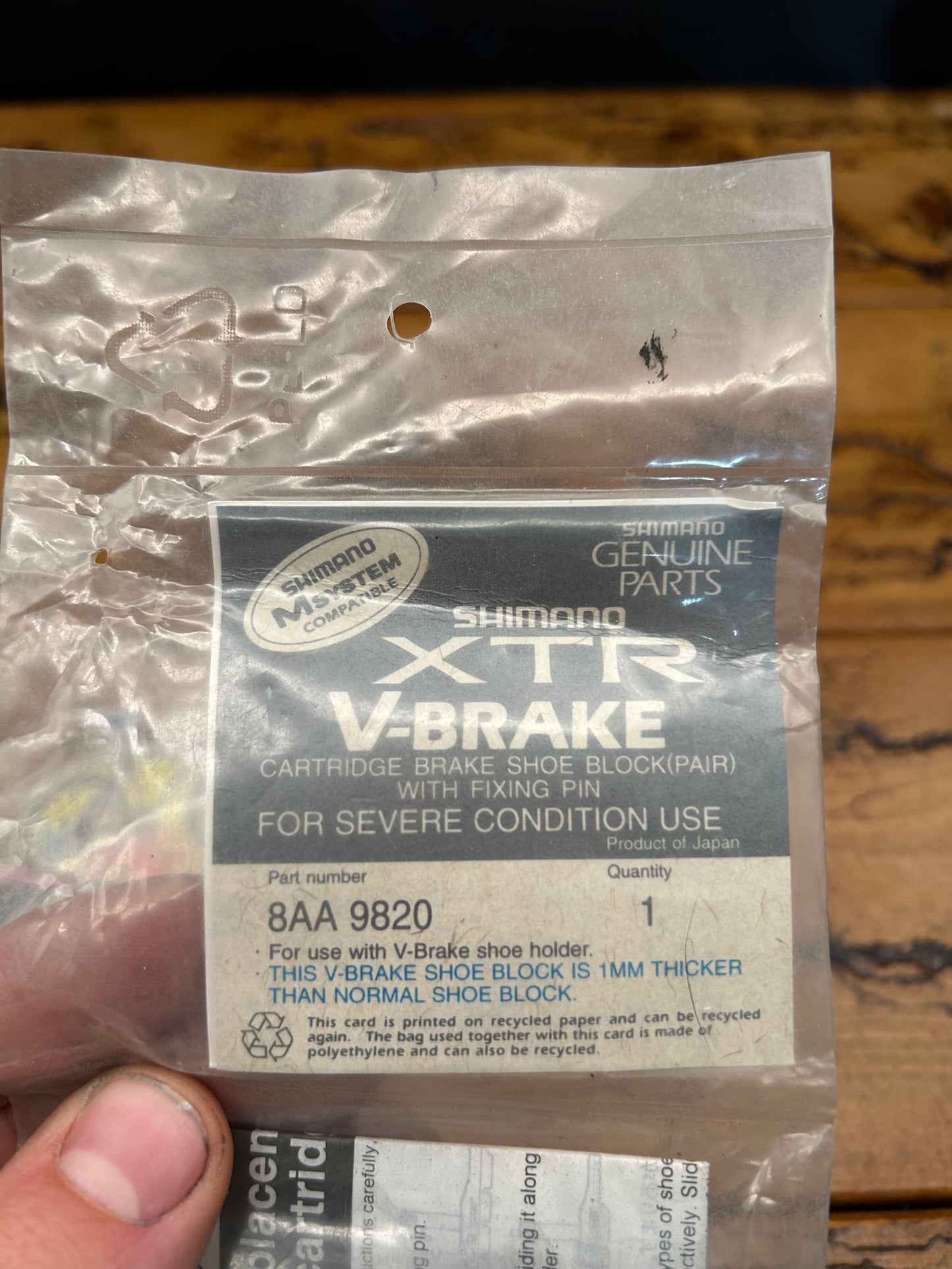 Shimano XTR V Brake Severe Condition Brake Pads NOS