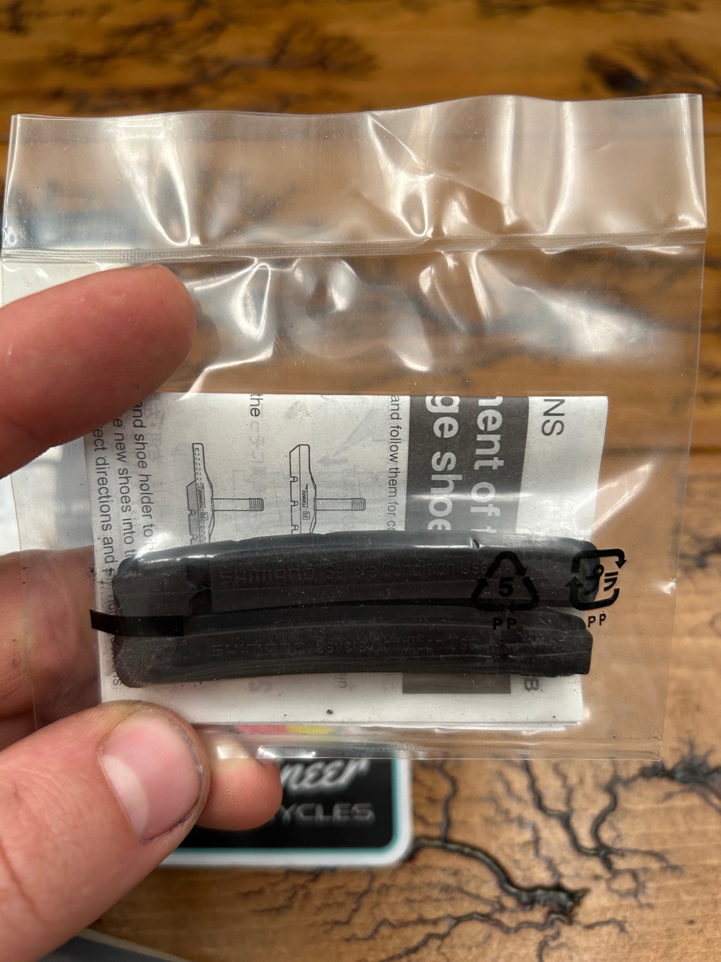 Shimano XTR V Brake Severe Condition 4 Brake Pads NOS