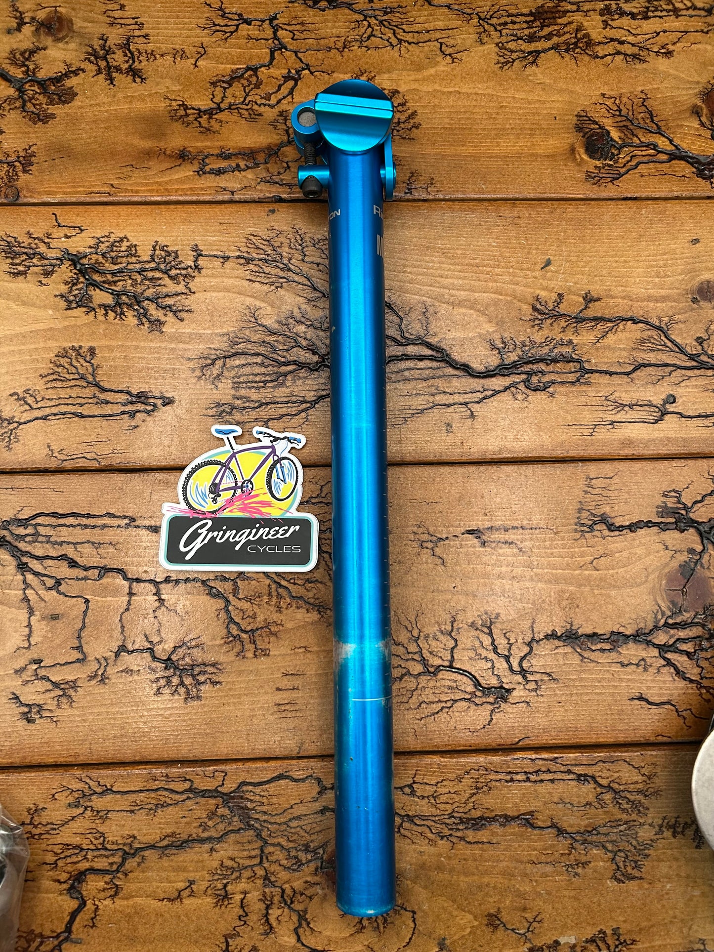 Ringle Moby 27.0mm Turquoise Seatpost