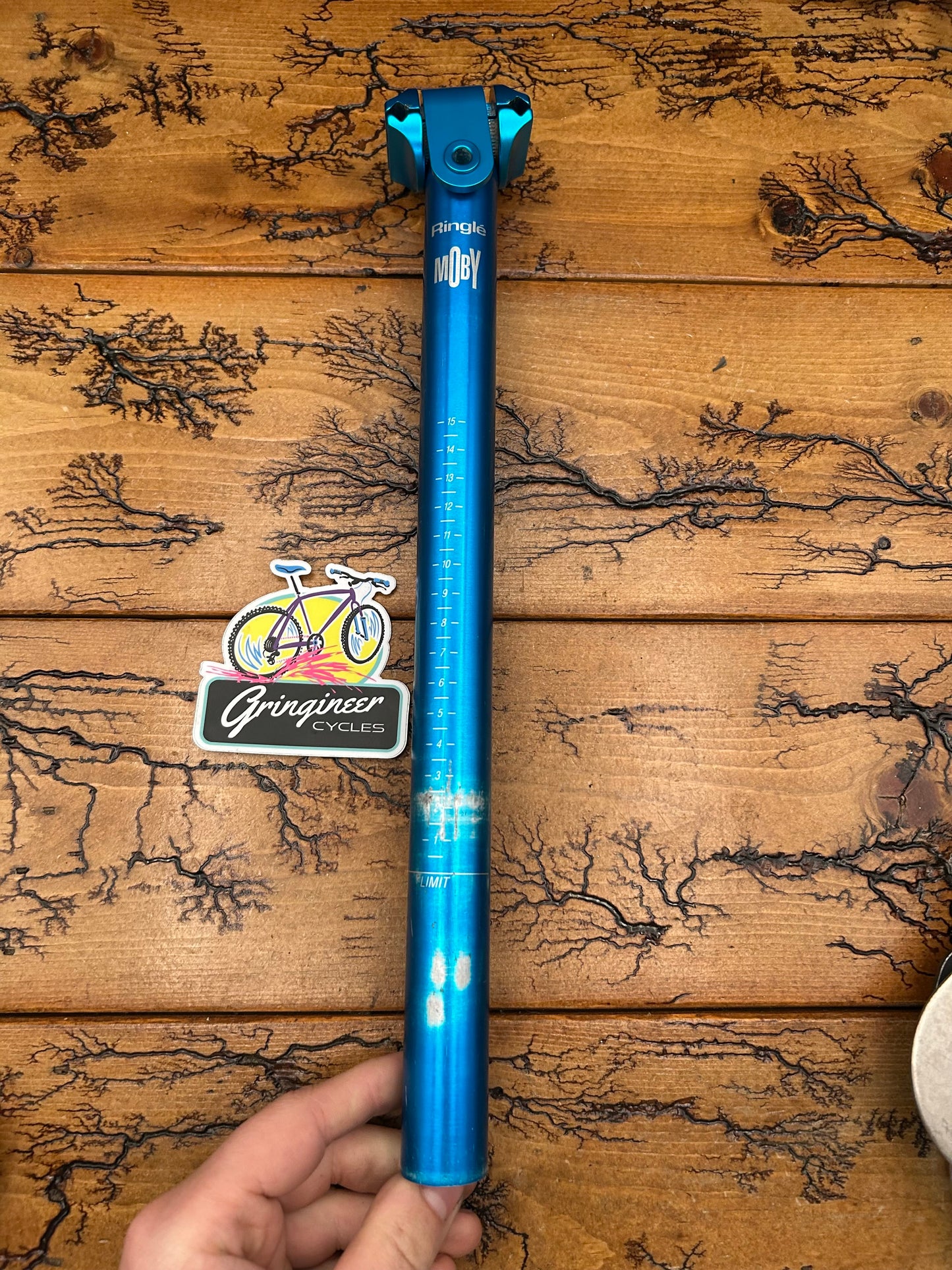 Ringle Moby 27.0mm Turquoise Seatpost