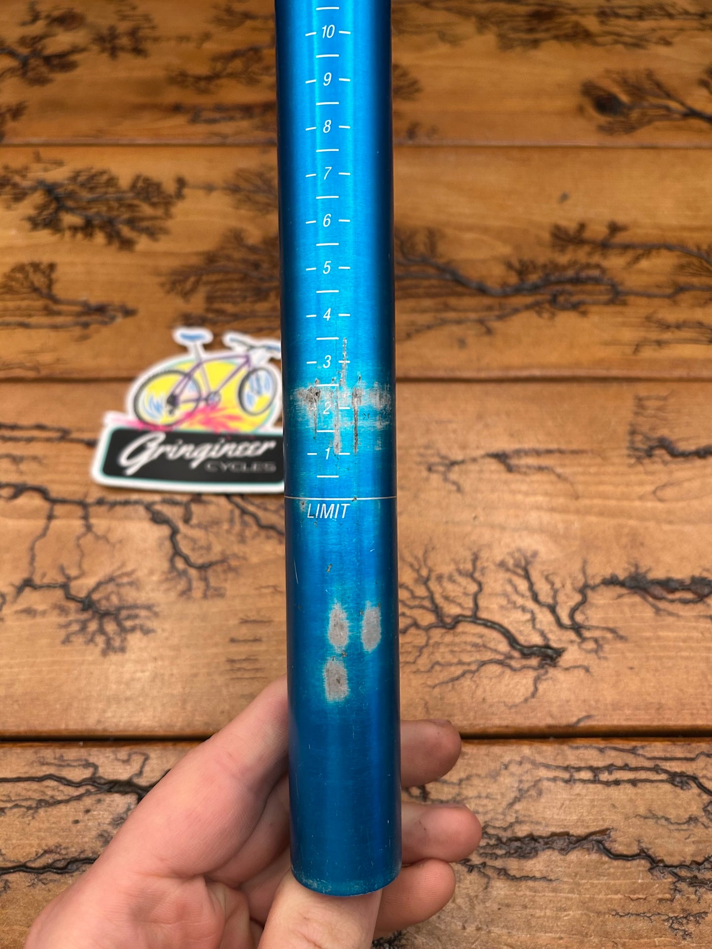 Ringle Moby 27.0mm Turquoise Seatpost