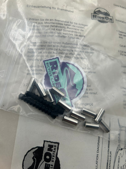 Gore Ride On Universal Road Or Mountain Brake Cable Set With Black Housing NOS