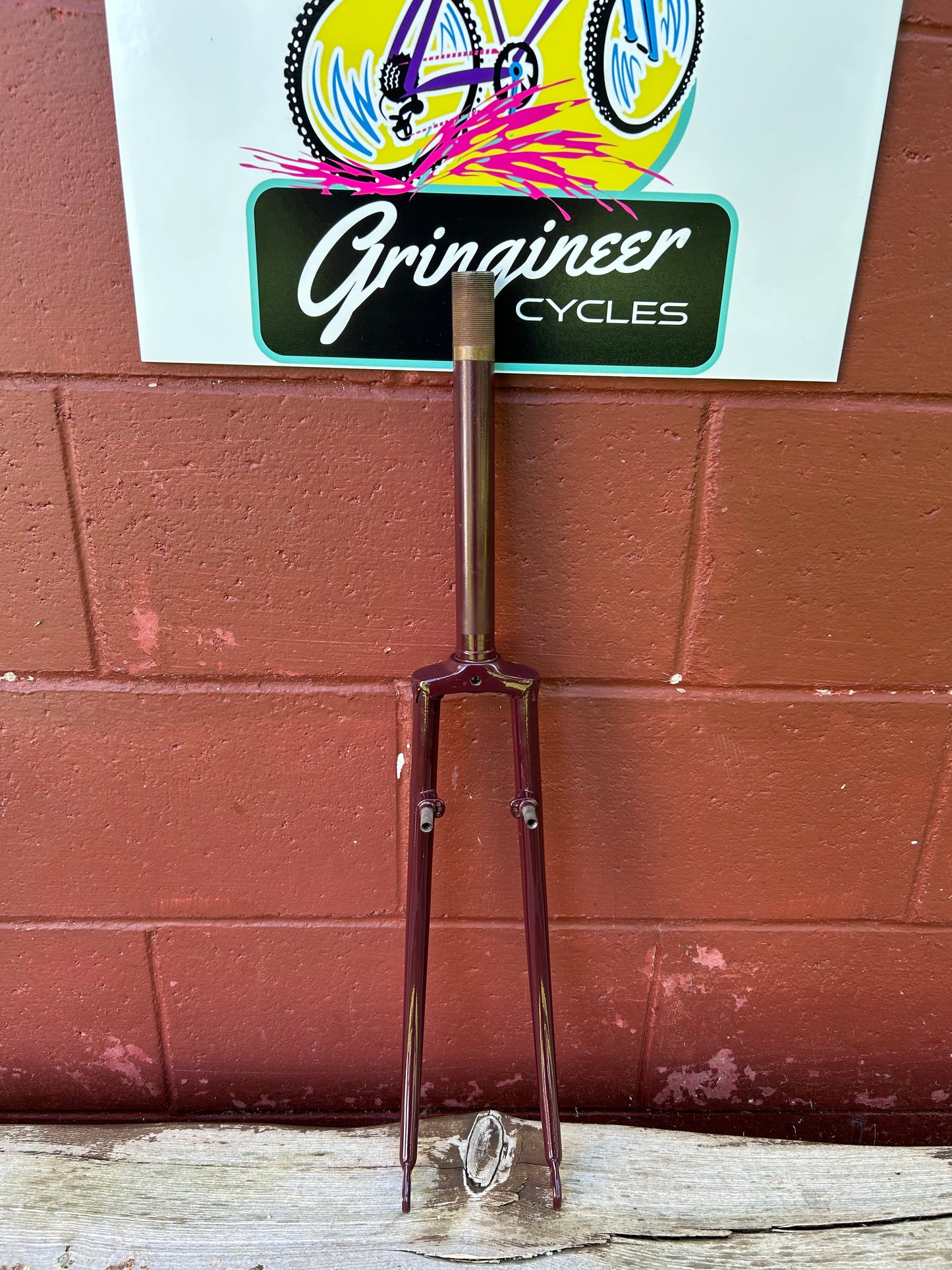 Tange 700c 1 Inch Threaded Steel Fork