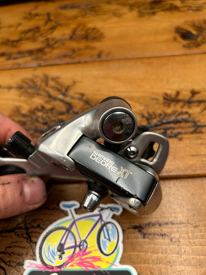 Shimano Deore XT RD-M735 Long Cage Rear Derailleur VG