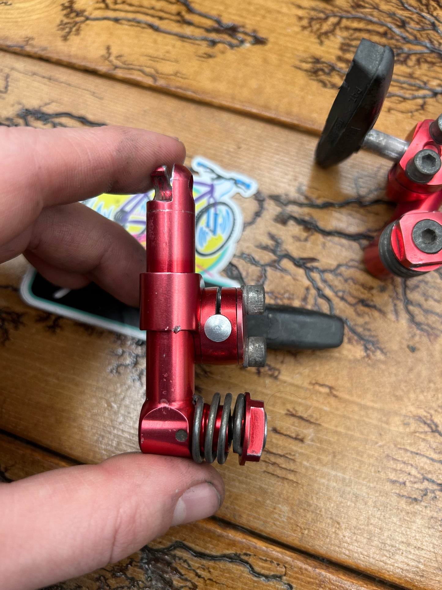 Avid Tri Align II Red ( Faded) Cantilever Brake