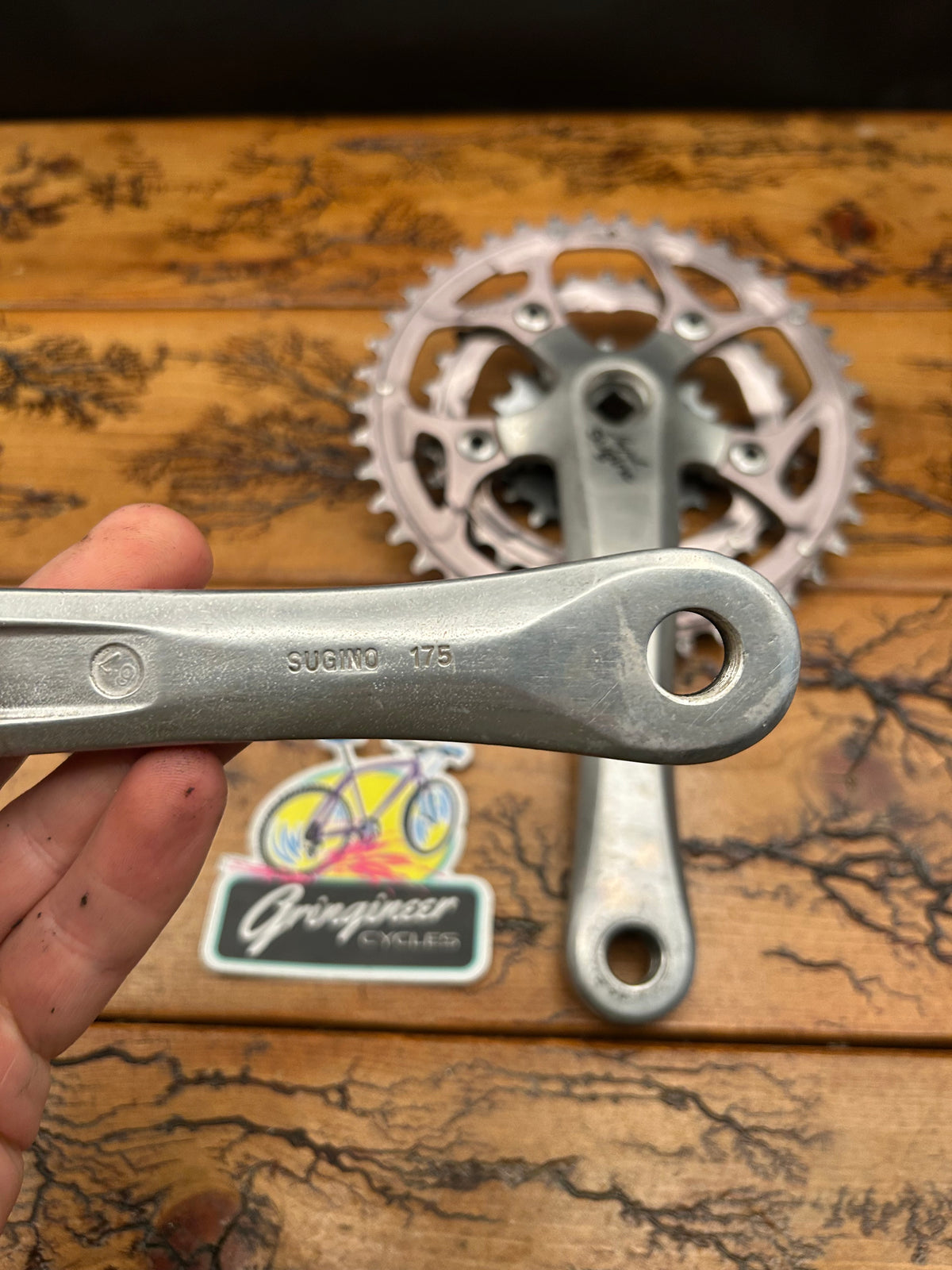 Sugino Impel 42/32/20 175mm Square Taper Crankset