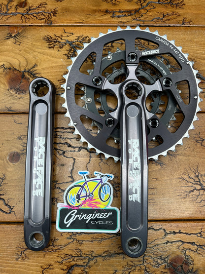 Raceface Turbine 44/32/22 ISIS 175mm Pewter Triple Crankset
