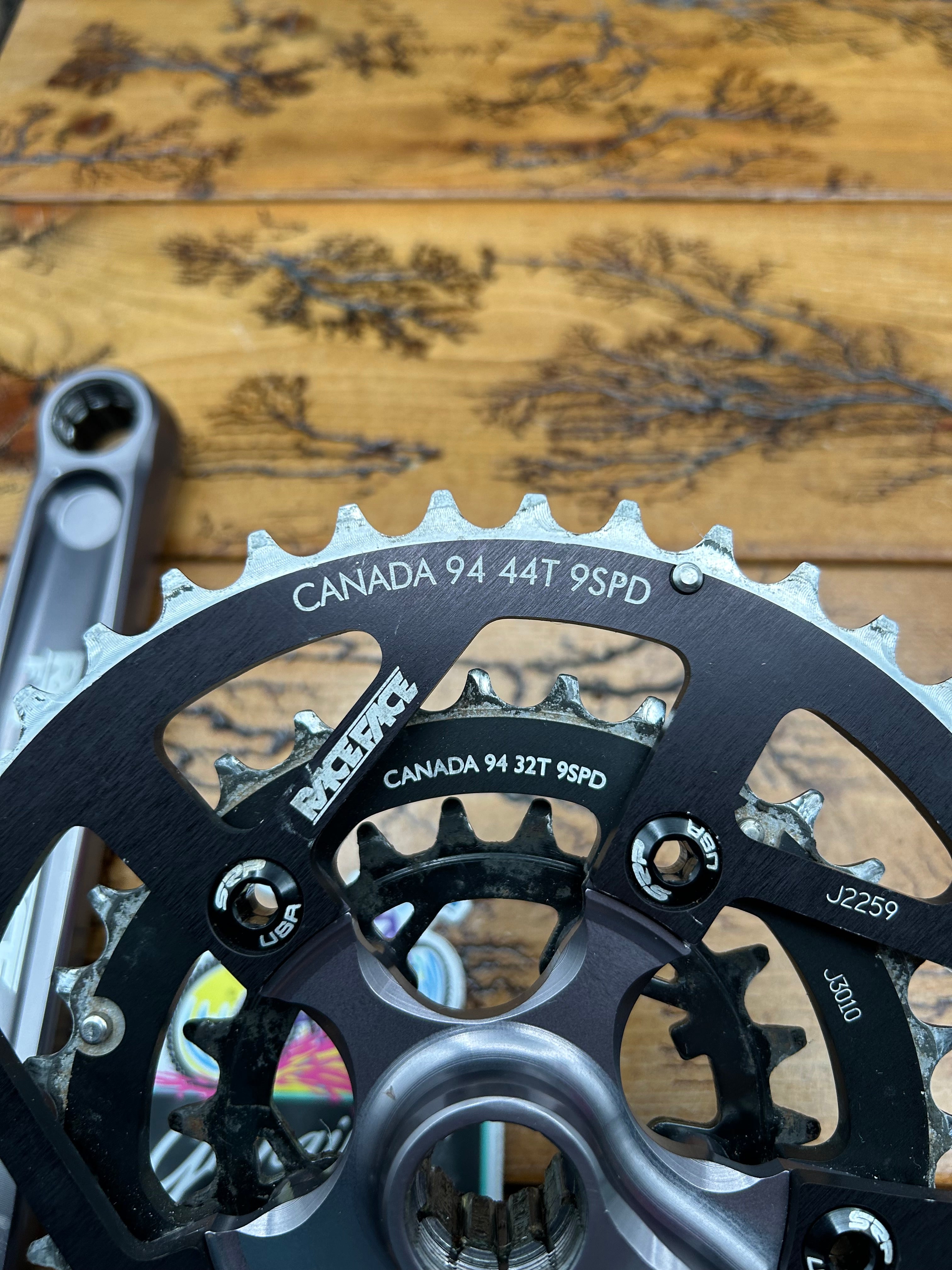 Raceface Turbine 44/32/22 ISIS 175mm Pewter Triple Crankset