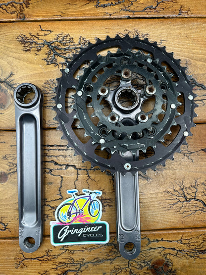 Raceface Turbine 44/32/22 ISIS 175mm Pewter Triple Crankset