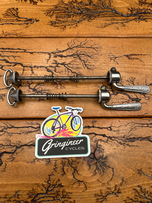 Campagnolo Flat Lever Quick Release Skewer Set