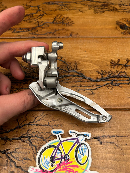 Shimano Ultegra FD-6503 Braze On Bottom Pull Front Derailluer