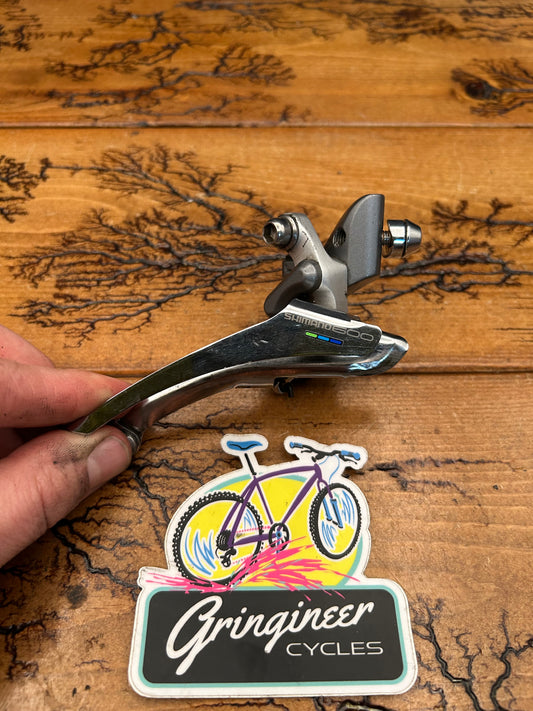 Shimano 600 Tri Color Fd-6400 Braze On Front Derailleur