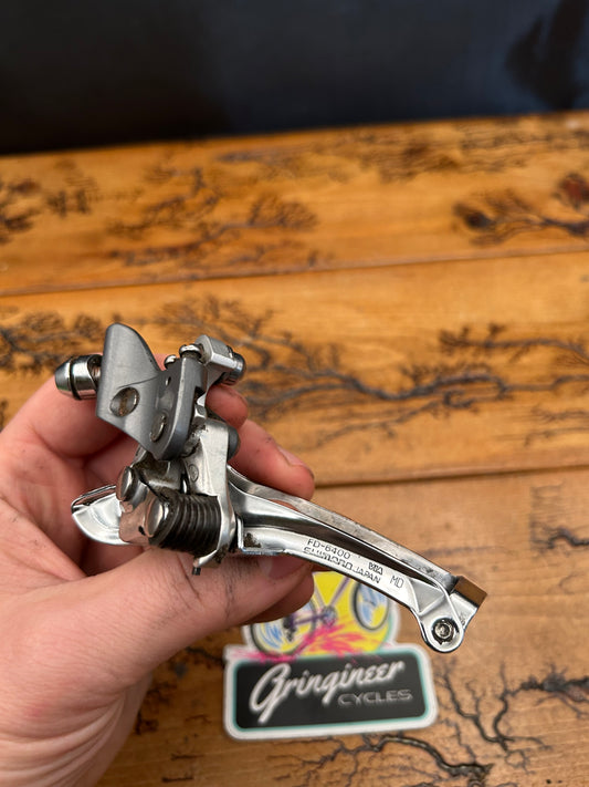 Shimano 600 Tri Color Fd-6400 Braze On Front Derailleur