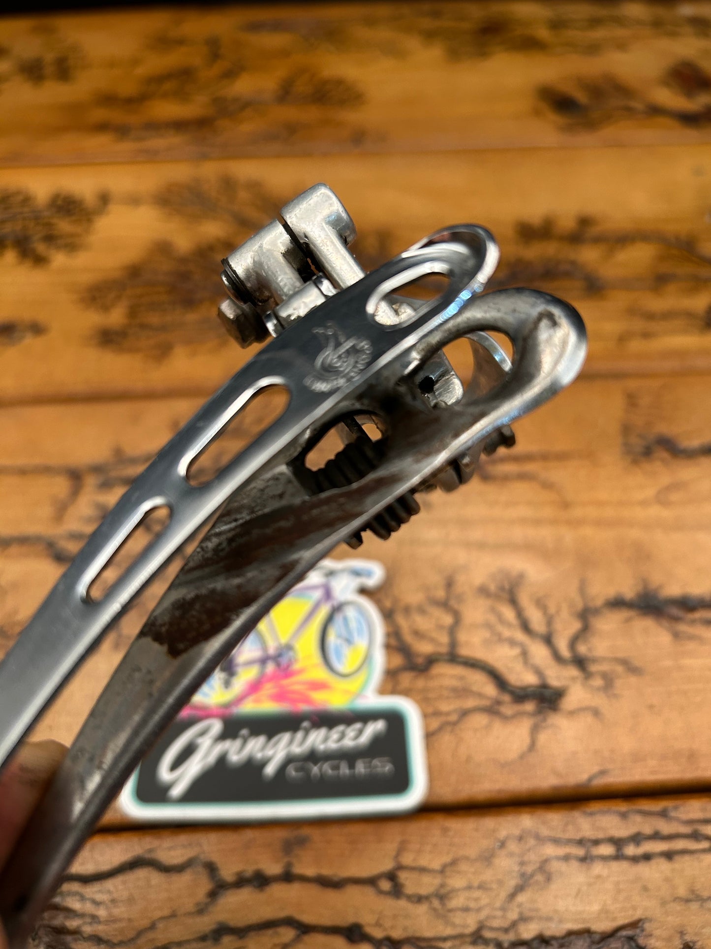 Campagnolo Record 3 Hole Clamp On Front Derailleur